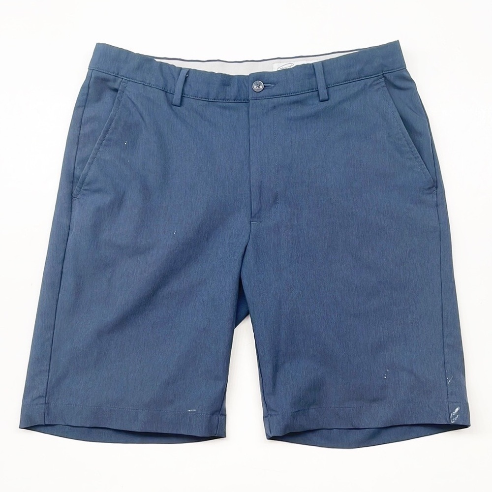 Greg Norman performance fit shorts in navy blue